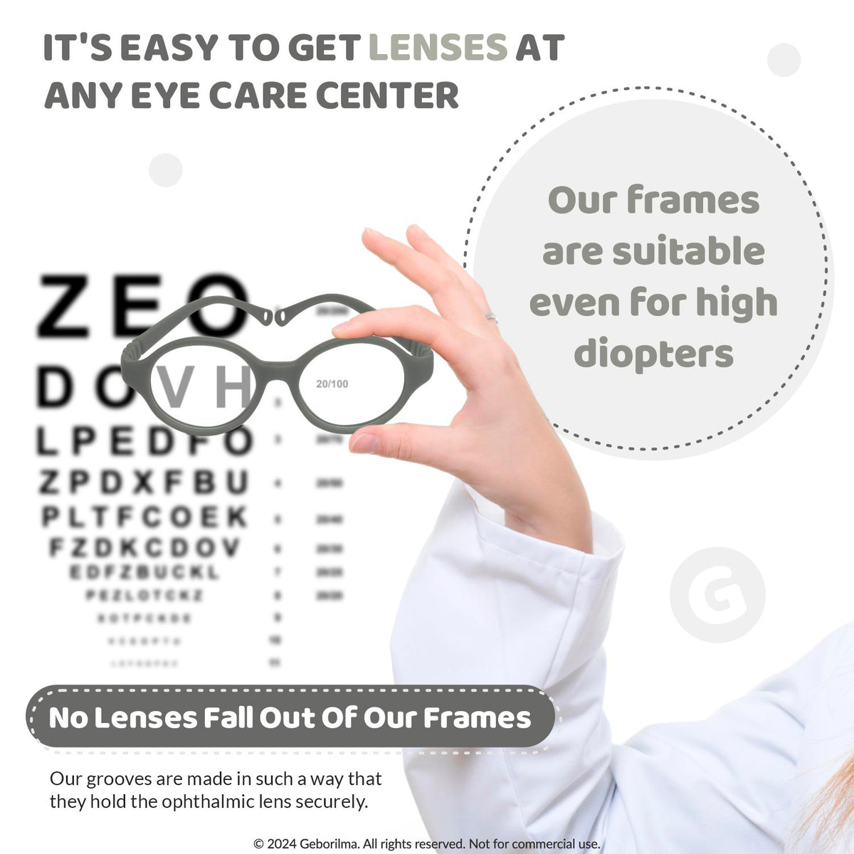 Kids Glasses Optical Frames 38-14-120 1151 Gray