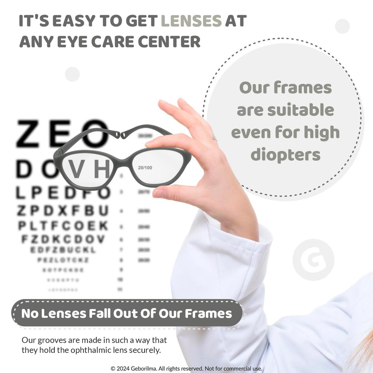 Kids Glasses Optical Frames 45-15-120 1204 Grey
