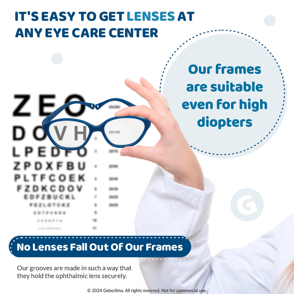 Kids Glasses Optical Frames 45-15-120 1204 Navy