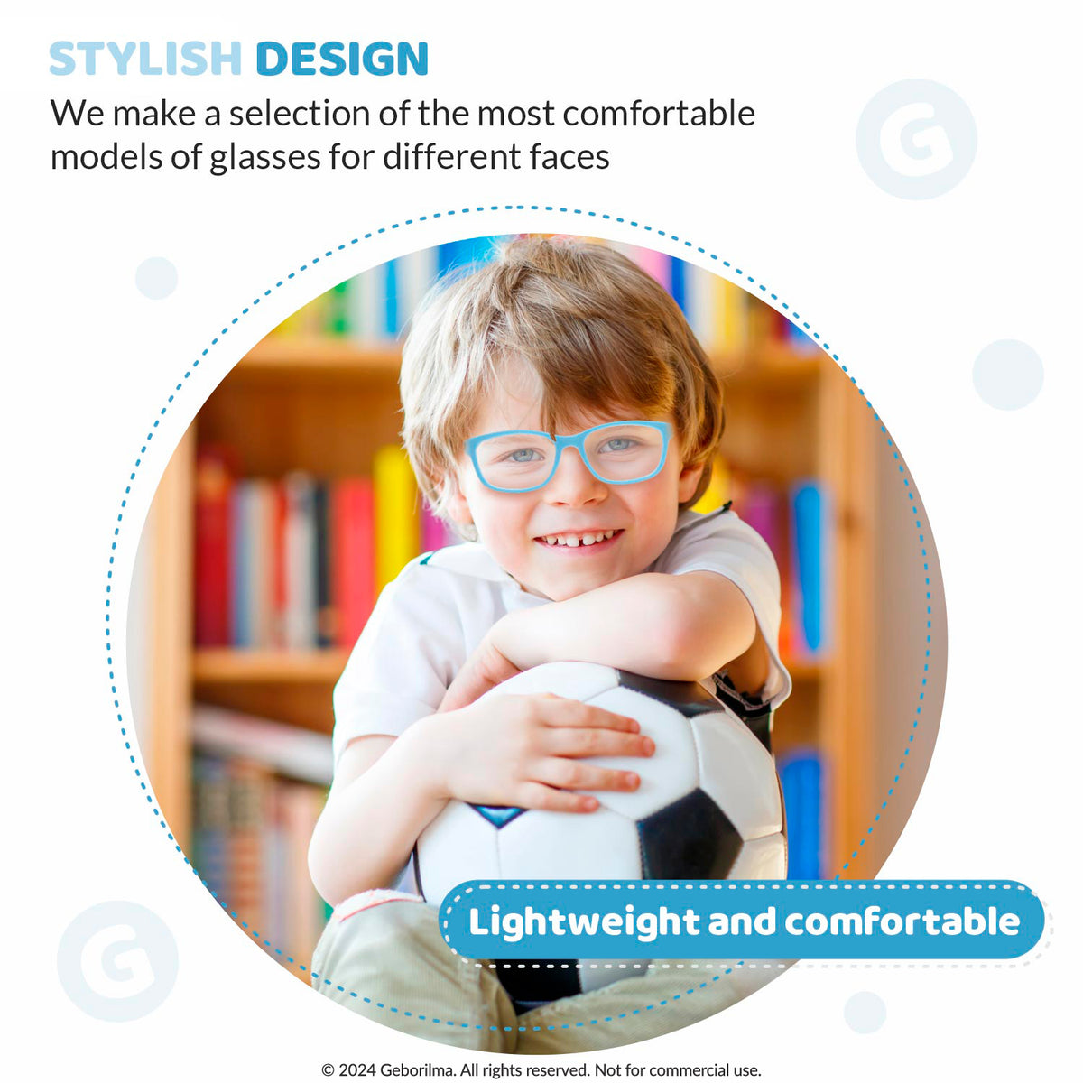 Kids Glasses Optical Frames 47-16-125 1252 Sky Blue