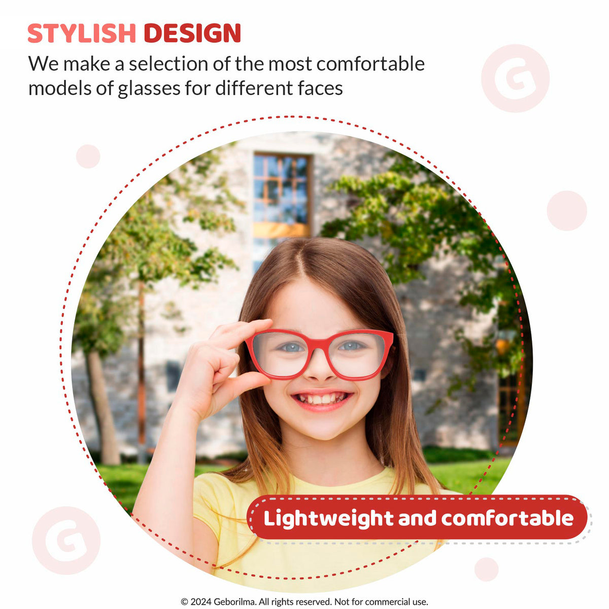 Kids Glasses Optical Frames 48-16-125 1301 Red